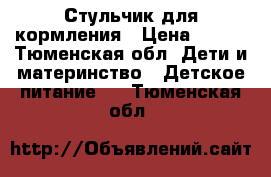 Стульчик для кормления › Цена ­ 900 - Тюменская обл. Дети и материнство » Детское питание   . Тюменская обл.